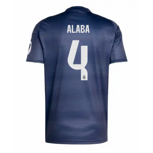 Real Madrid David Alaba #4 Replica Away Shirt 2025-26 Short Sleeve Real Madrid David Alaba #4 Replica Away Shirt 2025-26 Short Sleeve